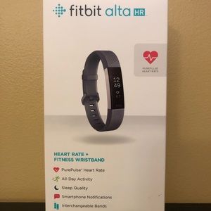 Fitbit Alta HR with extra colored bands